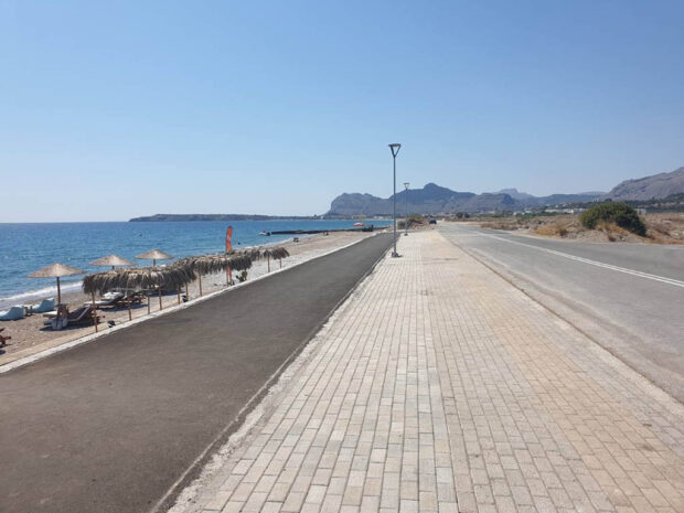 Αισθητική και λειτουργική αναβάθμιση στο παραλιακό μέτωπο Αφάντου