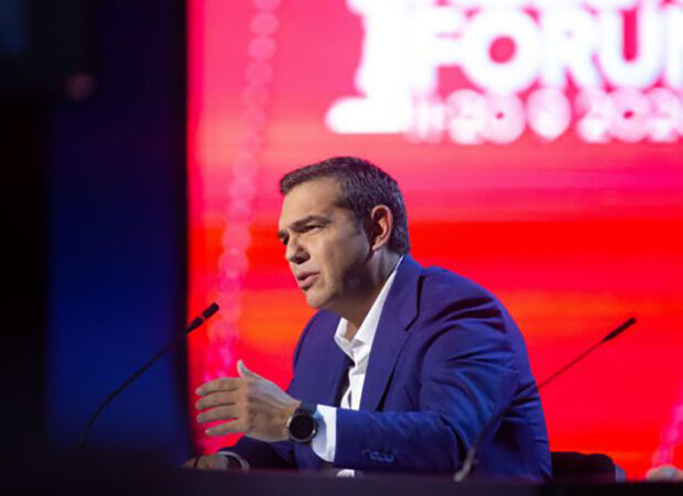 Alexis Tsipras; Thessaloniki HELEXPO Forum; SYRIZA; Θεσσαλονίκη; Βελλίδειο; συνέντευξη τύπου;  press conference; 2020; ΣΥΡΙΖΑ; Αλέξης Τσίπρας;