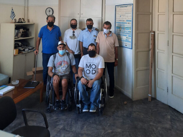 Συνάντηση του Δ.Σ. του Συλλόγου Α.ΜΕ.Α. Ρόδου με τον  Διοικητή της Τροχαίας Ρόδου