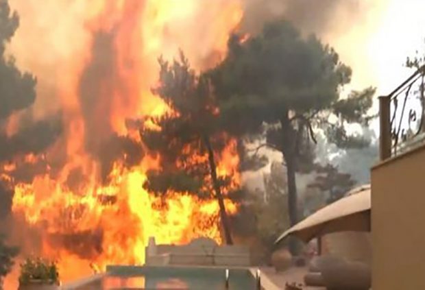 «Κόλαση» φωτιάς και τρόμος για τα μποφόρ που ανεβαίνουν – Εκτός ελέγχου όλα τα μέτωπ