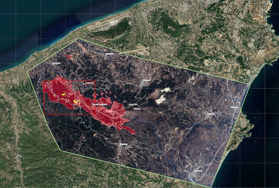 φωτια ροδος