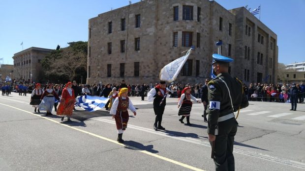 Με λαμπρότητα ο εορτασμός της 74ης επετείου της Ενσωμάτωσης των Δωδεκανήσων με την Ελλάδα