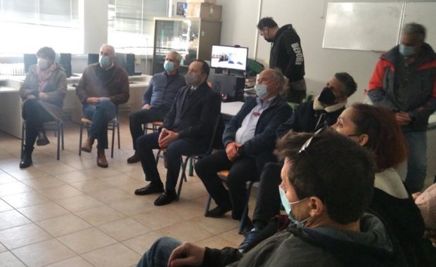 Eπίσκεψη του Προέδρου του Επιμελητηρίου Δωδ/σου κ. Ι. Πάππου στο 1ο ΕΠΑ.Λ. Κω