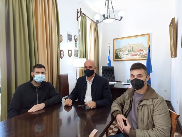 Συνάντηση του δημάρχου Λέρου με το νέο Διοικητή του ΑΤ Λέρου