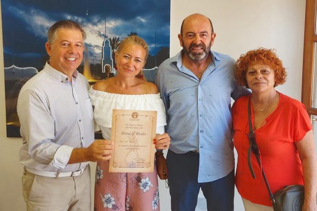 Η Ρόδος τιμά για άλλη μία φορά φίλους επισκέπτες της
