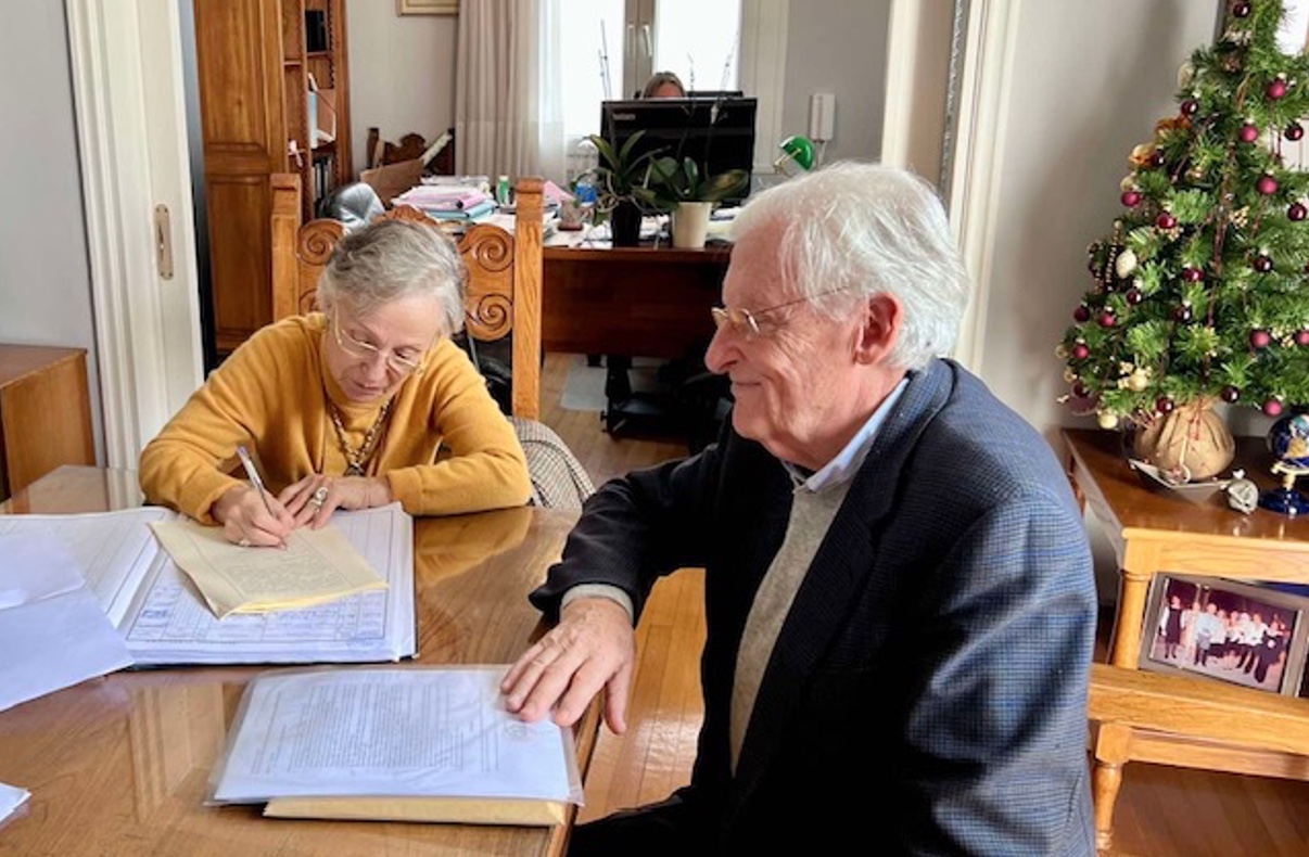 Marc-Rene and Manuela de Montalembert