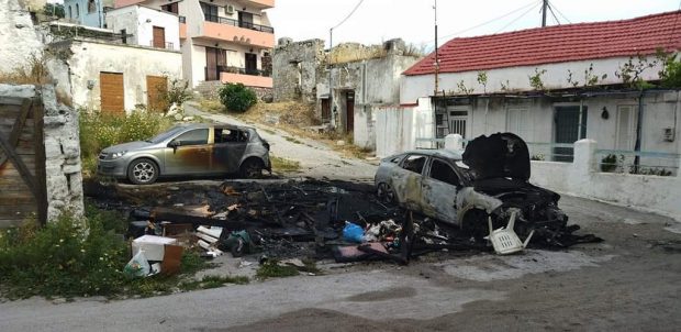 εμπρησμος αυτοκινητων κρεμαστη