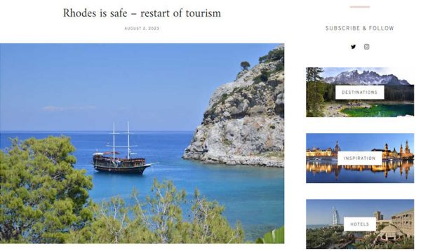Η Ρόδος εξακολουθεί να κρατά τα σκήπτρα του τουρισμού και να αποτελεί αγαπημένο τόπο για εκατομμύρια επισκέπτες