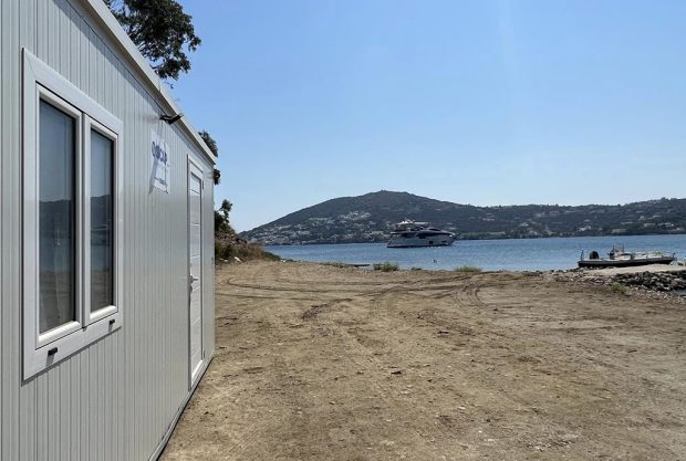εργοταξιακό κοντέινερ στ’ Άλιντα