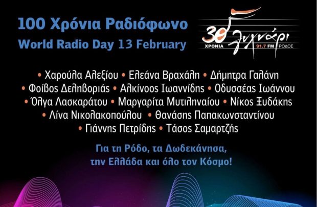 13 Φεβρουαρίου Παγκόσμια Ημέρα Ραδιοφώνου