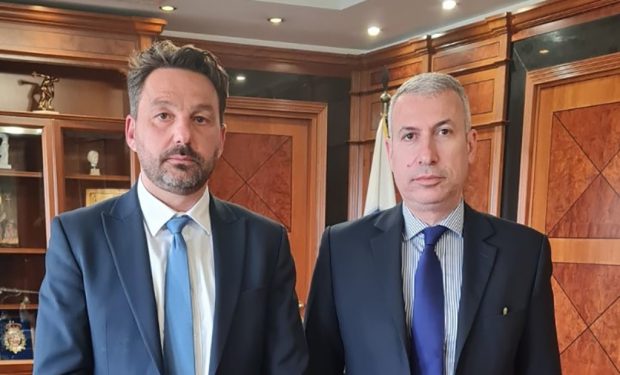 Συνάντηση Εργασίας Δημάρχου Χάλκης με τον Αρχηγό της Ελληνικής Αστυνομίας