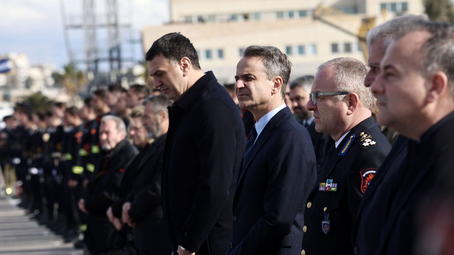 ΤΕΛΕΤΗ ΟΝΟΜΑΤΟΔΟΣΙΑΣ ΚΑΙ ΕΝΤΑΞΗΣ ΔΥΟ ΠΥΡΟΣΒΕΣΤΙΚΩΝ ΠΛΟΙΩΝ ΣΤΟ ΠΥΡΟΣΒΕΣΤΙΚΟ ΣΩΜΑ ΠΑΡΟΥΣΙΑ ΤΟΥ ΠΡΩΘΥΠΟΥΡΓΟΥ ΚΥΡΙΑΚΟΥ ΜΗΤΣΟΤΑΚΗ