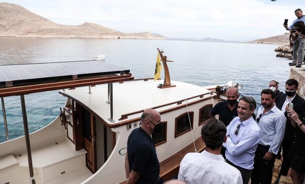 ηλεκτροκίνητο e- σκάφος στη Χάλκη