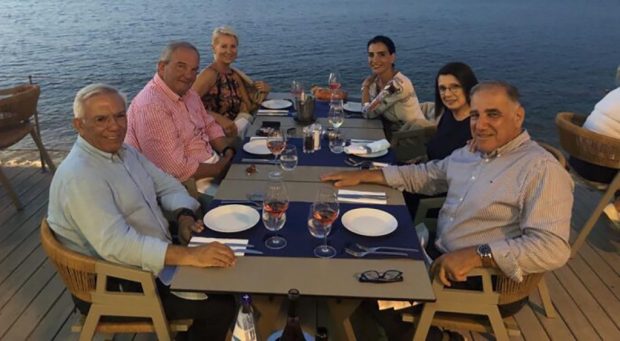 Στην Κω ο πρώην Πρωθυπουργός Κώστας Καραμανλής με τον κ. Γ. Βαληνάκη