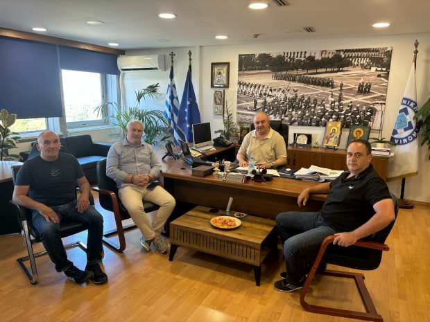 Με τον αρχηγό της ΕΛΑΣ συναντήθηκαν οι πρόεδροι των Ενώσεων Αστυνομικών Υπαλλήλων του νομού