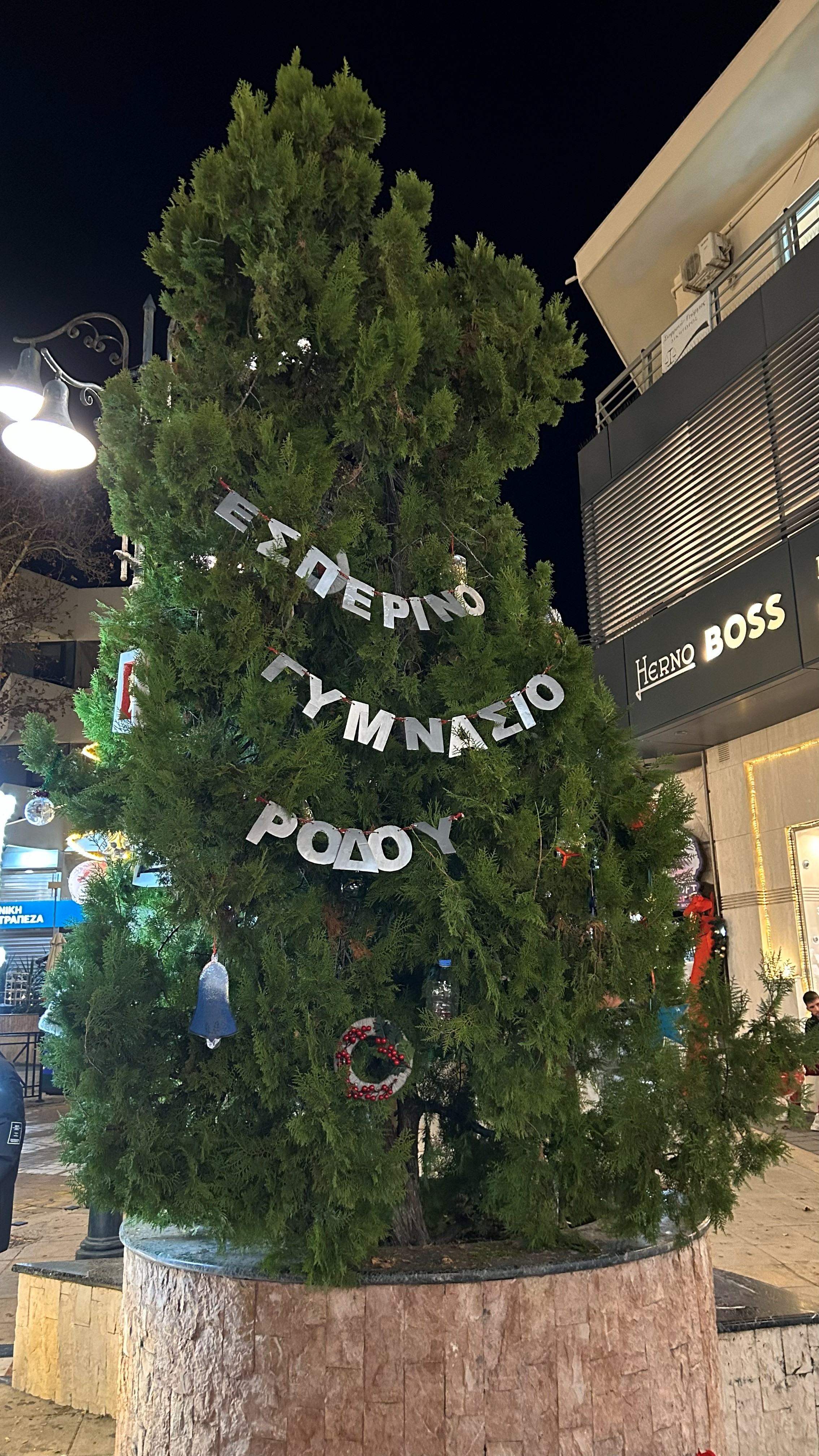 Εικόνα που περιέχει χριστουγεννιάτικο δέντρο, κτίριο, φυτό, εξωτερικός χώρος/ύπαιθρος Το περιεχόμενο που δημιουργείται από AI ενδέχεται να είναι εσφαλμένο.