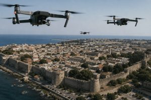 Drones πάνω από τα κεφάλια πολιτών και τουριστών στη Μεσαιωνική Πόλη! Σύστημα διαρκούς επιτήρησης πολιτών από ιδιώτη σχεδιάζει ο Δήμος Ρόδου! (audio)