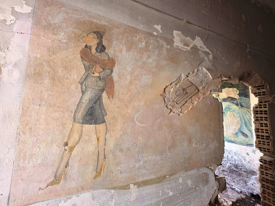 ΛΕΡΟΣ ΚΑΤΑΣΤΡΟΦΗ  ΤΟΙΧΟΓΡΑΦΙΑΣ