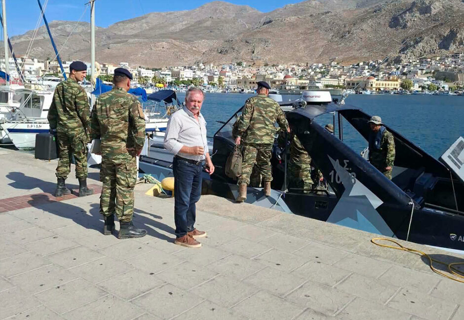 Γιάννης Μαστροκούκος: Αυτοψία στην Ψέριμο για την κατασκευή ελικοδρομίου