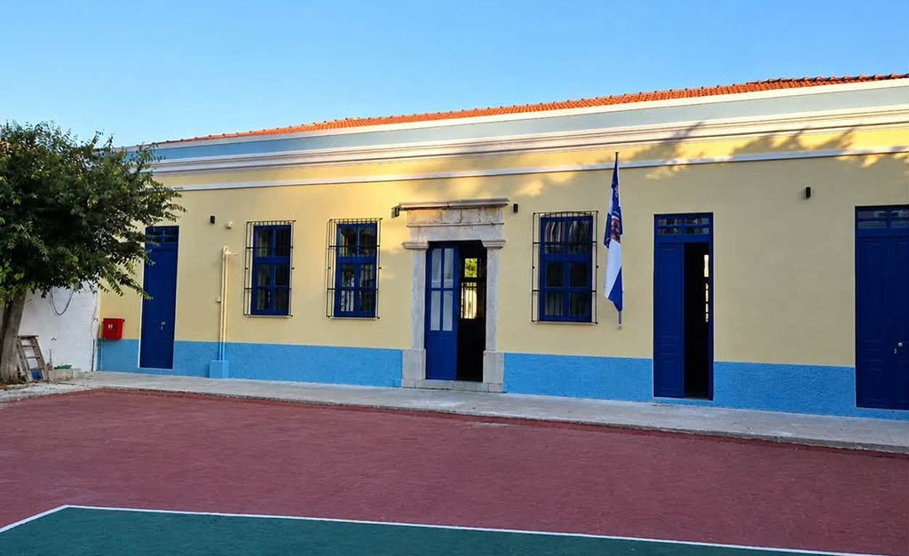 Ολοκληρώθηκαν οι εργασίες στο 2ο Δημοτικό Σχολείο Σύμης