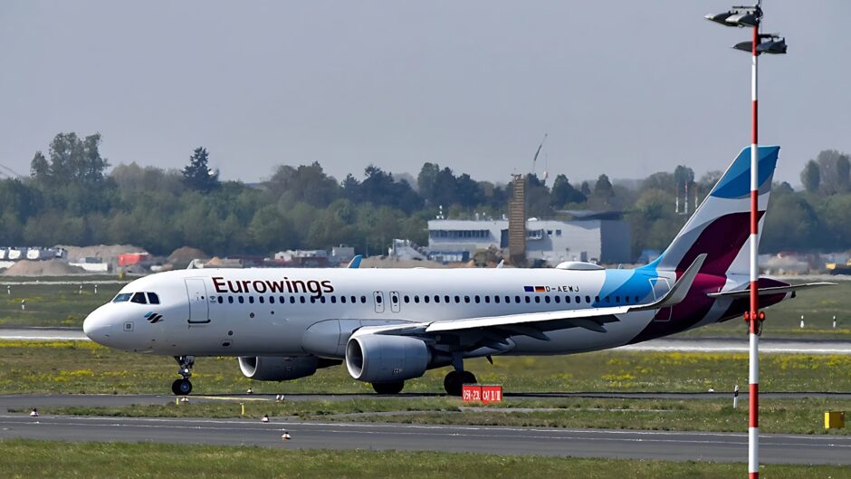 Αναστάτωση σε πτήση της Eurowings από Ρόδο προς Ντίσελντορφ