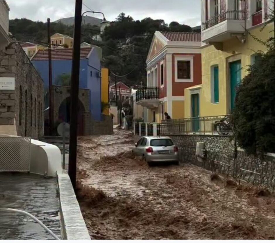 Περιορισμένα προβλήματα προκάλεσε η κακοκαιρία στα Δωδεκάνησα