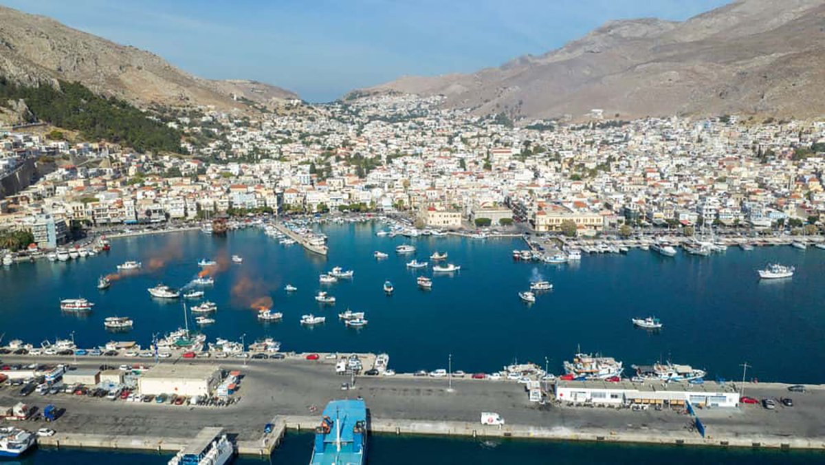 Δυναμικό “παρών” από τους παράκτιους αλιείς της Καλύμνου – Μεγάλη κινητοποίηση στο λιμάνι