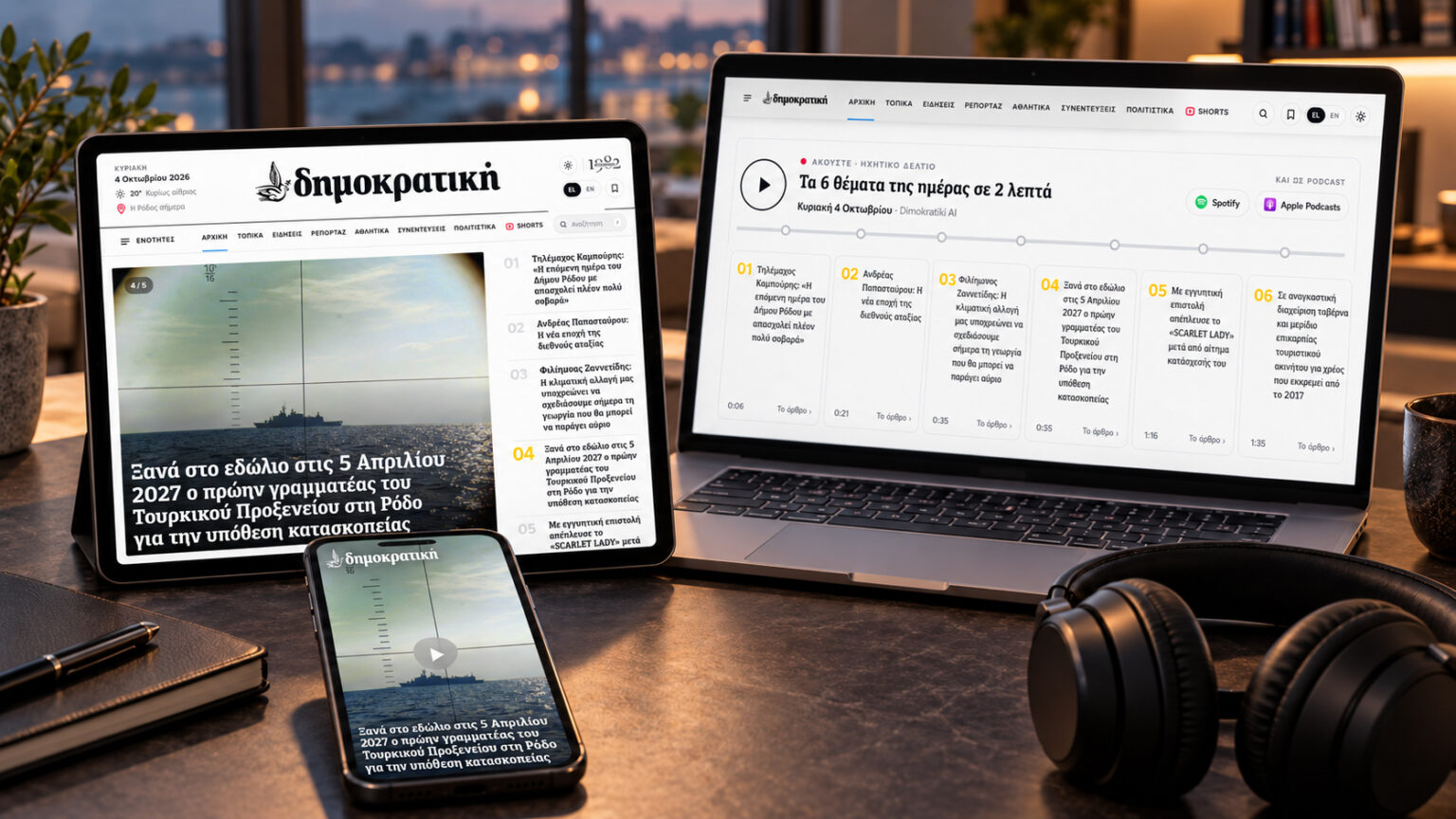 Το dimokratiki.gr ακούγεται, μεταφράζεται και γίνεται βίντεο με λειτουργίες που δεν διαθέτουν άλλα μέσα ενημέρωσης