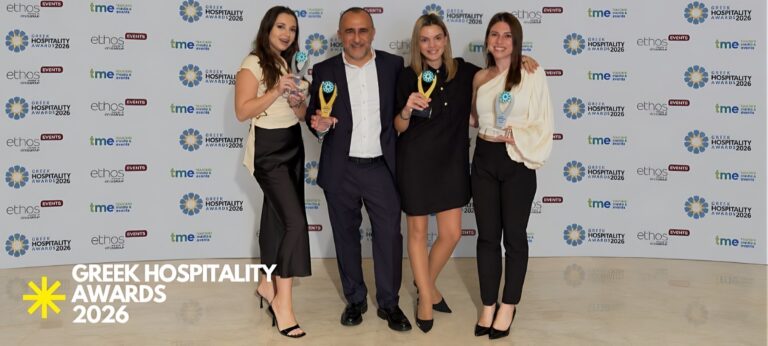 Χρυσό για τη Ροδίτικη Three Sixty Marketing: «Best Hotel Digital Marketing Agency» της Ελλάδας στα Greek Hospitality Awards 2026