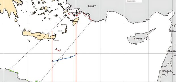 Σπάει το «ταμπού» του 28ου μεσημβρινού για την ΑΟΖ ανάμεσα σε Ελλάδα και Αίγυπτο – Τι σημαίνει για την Τουρκία